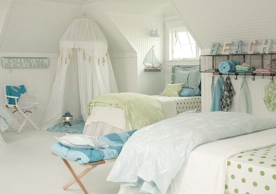 beach house kids bedroom