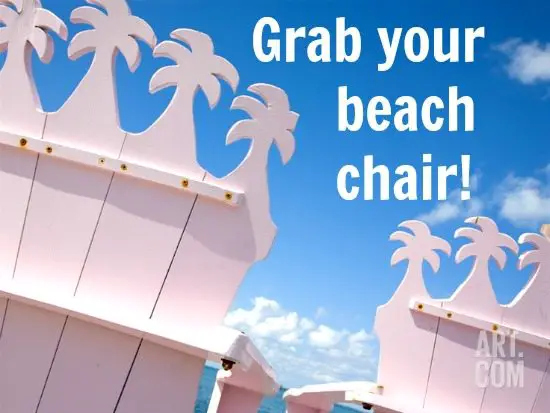 Adirondack Palm Beach Chair Print 