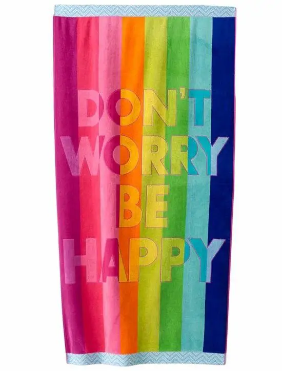 Beach Towel with Saying