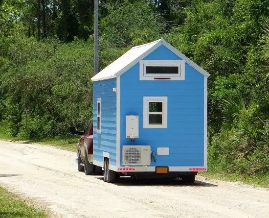 Moving Tiny House on Truck