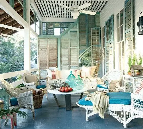 Southern Blue Porch