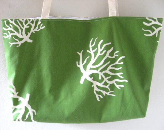 Green Beach Bag