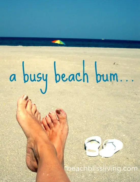 Woman on the Beach with Flip Flops Photo