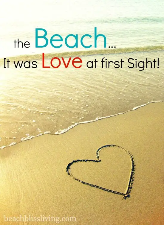 I love the Beach Sand Heart Photo