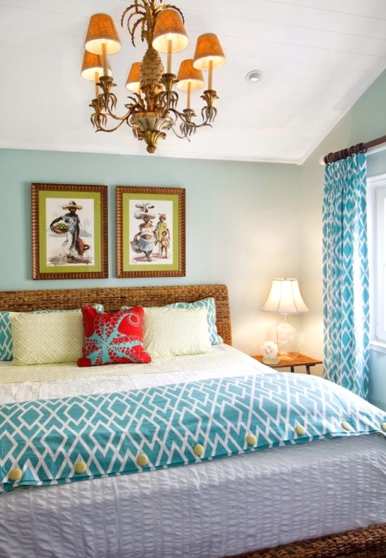 Tropical Beach Cottage Bedroom