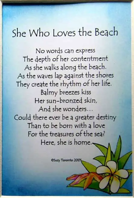 Beach Poems Suzy Toronto