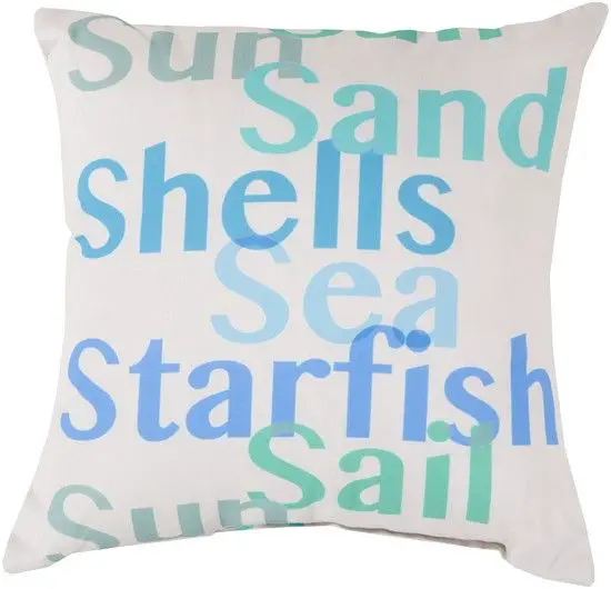 Seashell Word Pillow