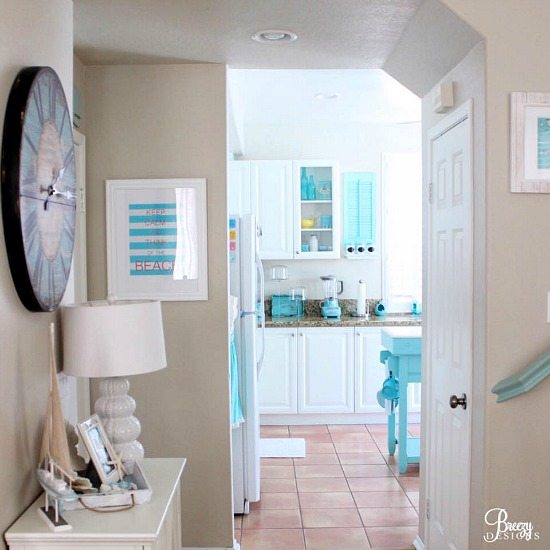 Easy Breezy Living in an Aqua Blue Cottage - Beach Bliss Living