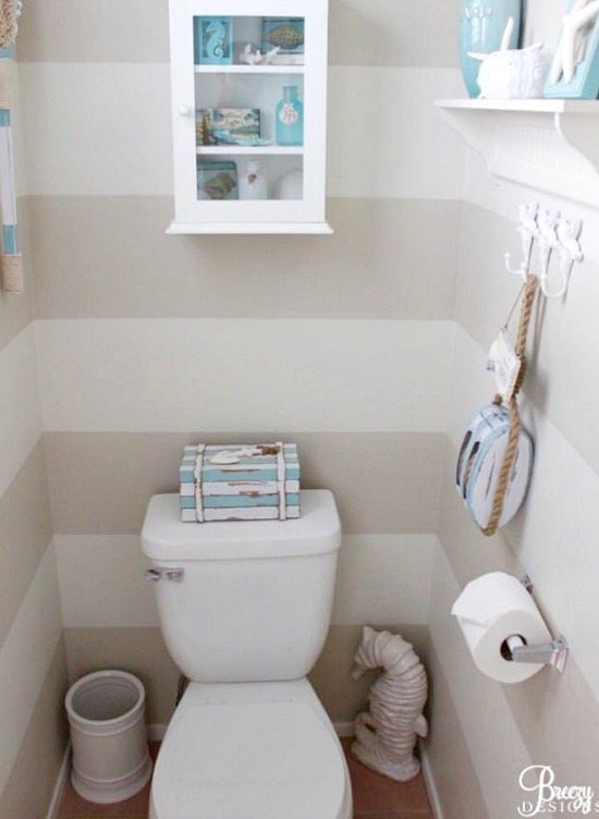 Beach Blue Powder Room