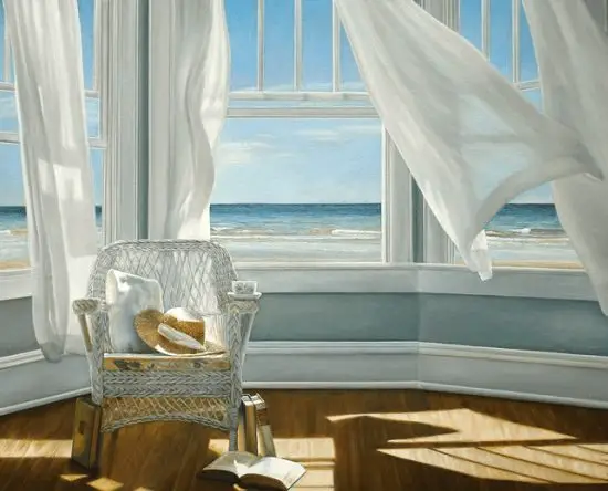 Ocean View Window Paintings