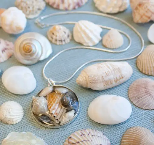 Seashell Resin Bezel Jewelry Making