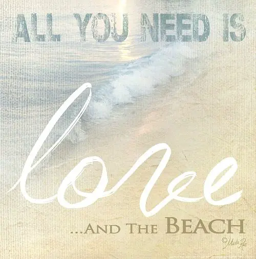 All you Need is Love and the Beach