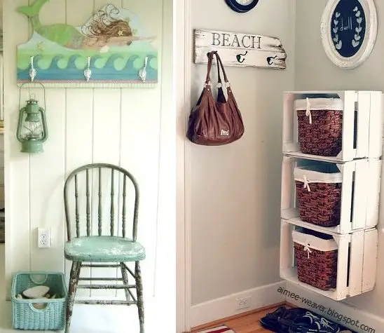 Basket Storage Ideas Entry Hallway