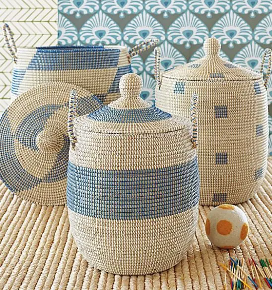 Blue Storage Baskets