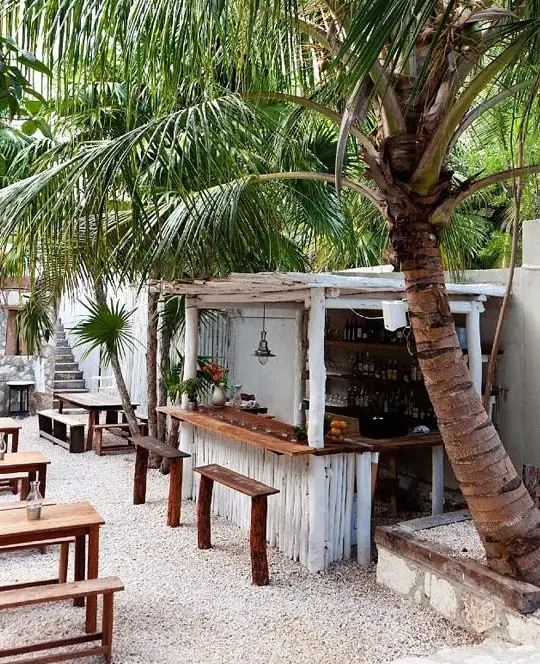 Tulum Bars and Restaurant Tiki Huts