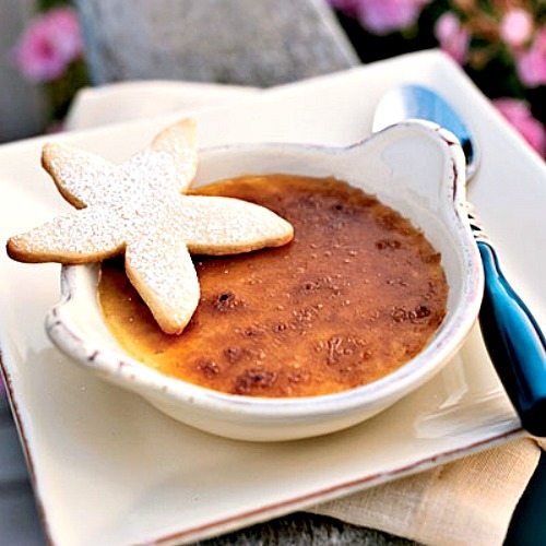 Star Butter Cookie with Powdered Sugar for Christmas