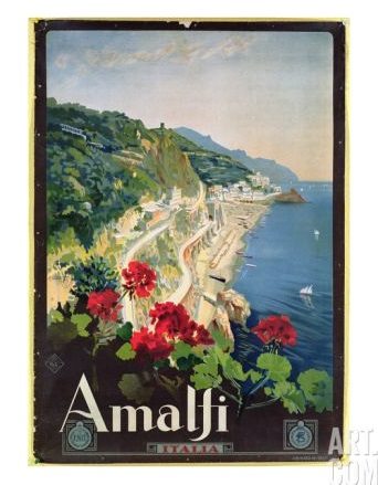 Amalfi Vintage Poster