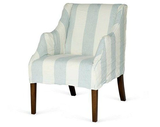 Rachel Ashwell Stripe Slipcover Chair