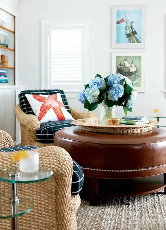 Nantucket Cottage Living Room