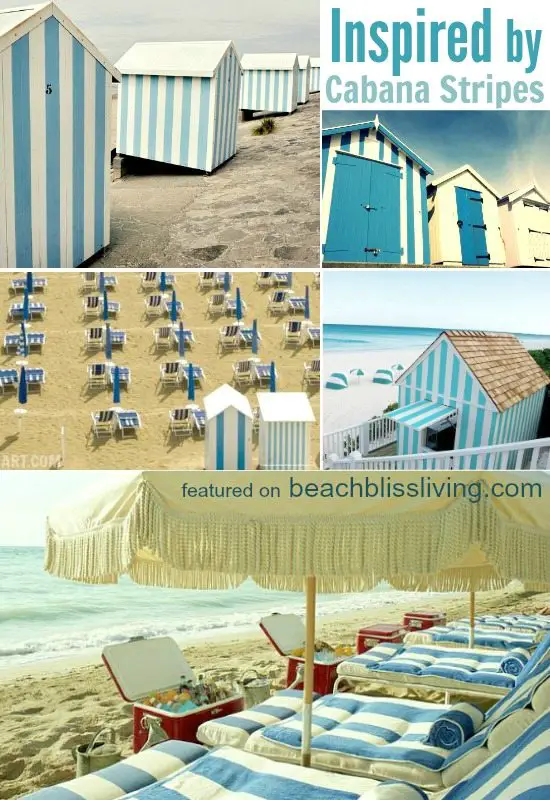 Beach Cabana Stripes Inspiration