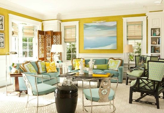 Classic Key West Design Living Room