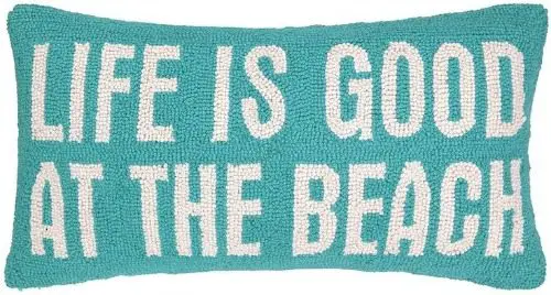 Life is Good at the Beach Pillow