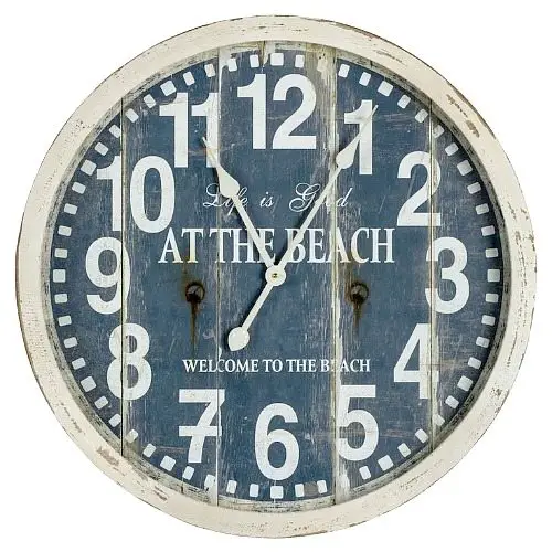 Life is Good at the Beach Clock