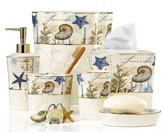 Seaside Bath Accessory Collection