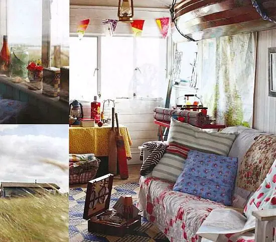 Old Beach Cottage Shack Interiors