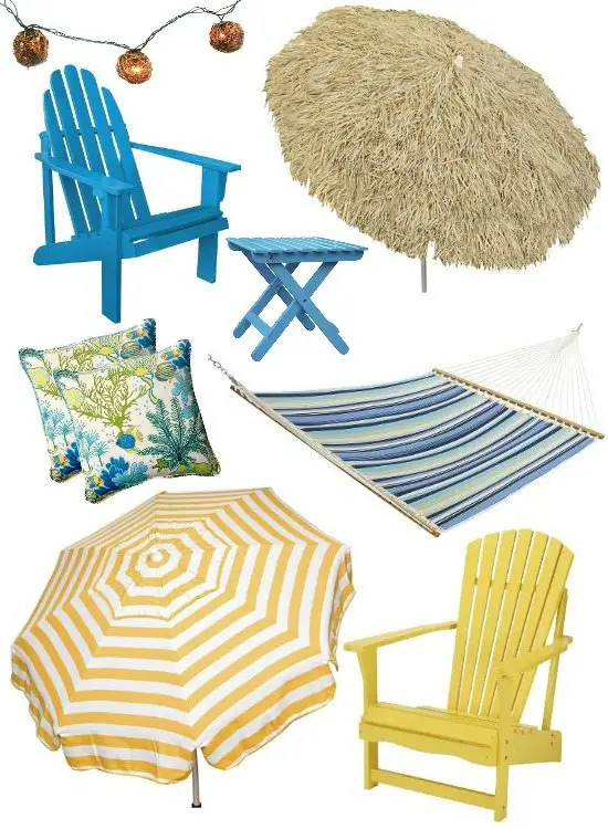 Outdoor Patio Porch Beach Decor from Target