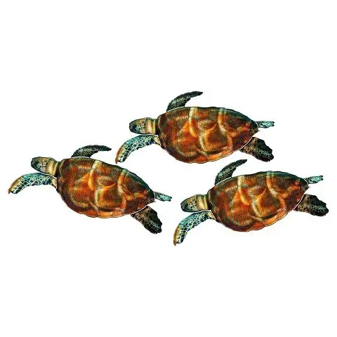 Outdoor Wall Art Sea Turtles