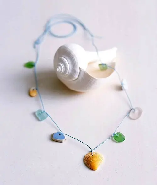 Sea Glass Necklace Tutorial Martha Stewart