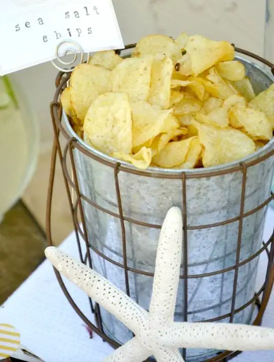 Sea Salt Chips Bucket