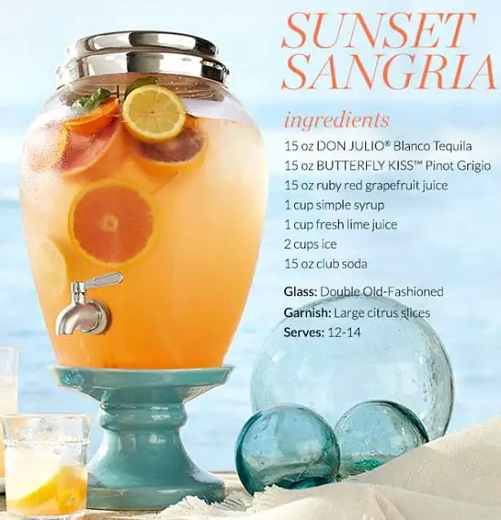 Sunset Sangria Receipe