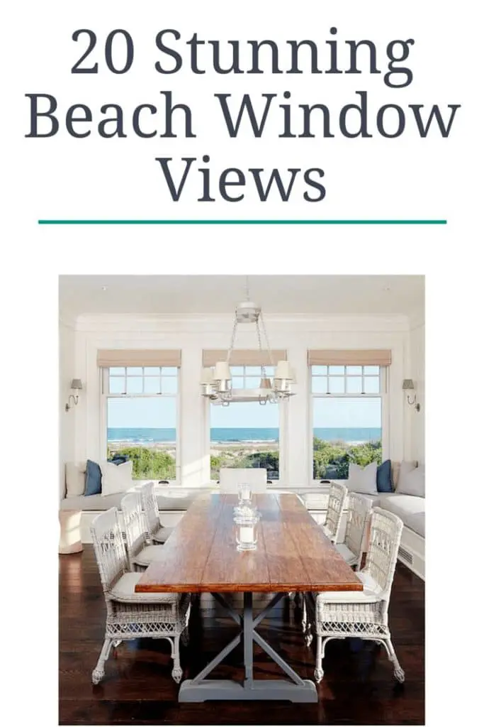 20 Stunning Beach Window Views