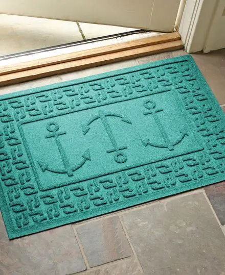 Welcome your guests with these coastal door mats - Beach Bliss Living