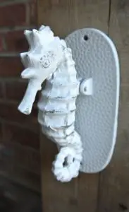 seahorse door knocker