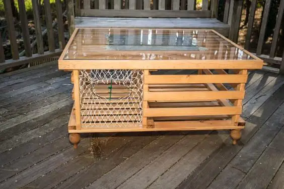 Lobster trap 2024 coffee table