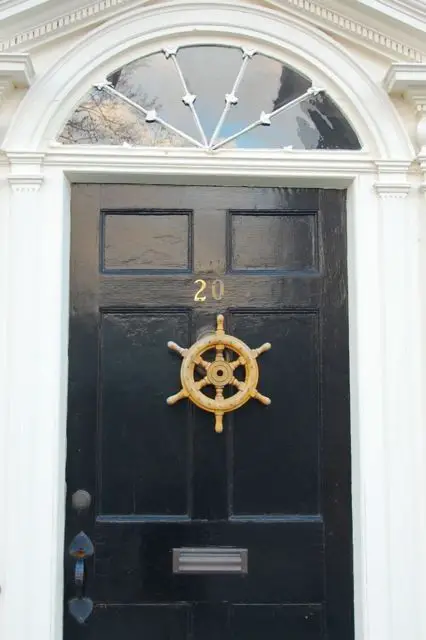 front door ship wheel