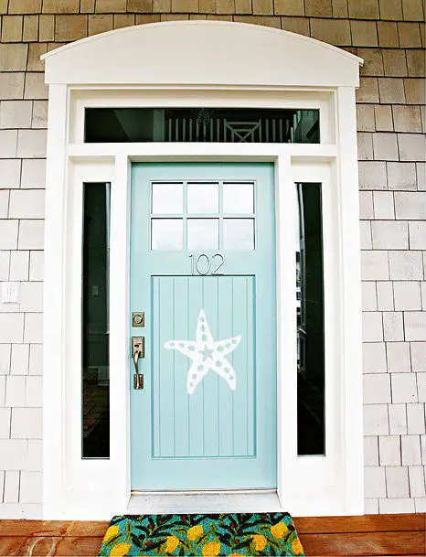 starfish at 102 front door