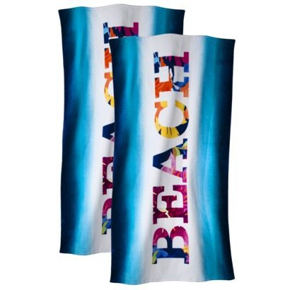 colorful beach towels