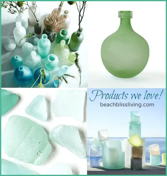 Seaglass Bottle Vases