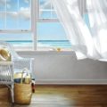 Chair by Window with Ocean View Painting