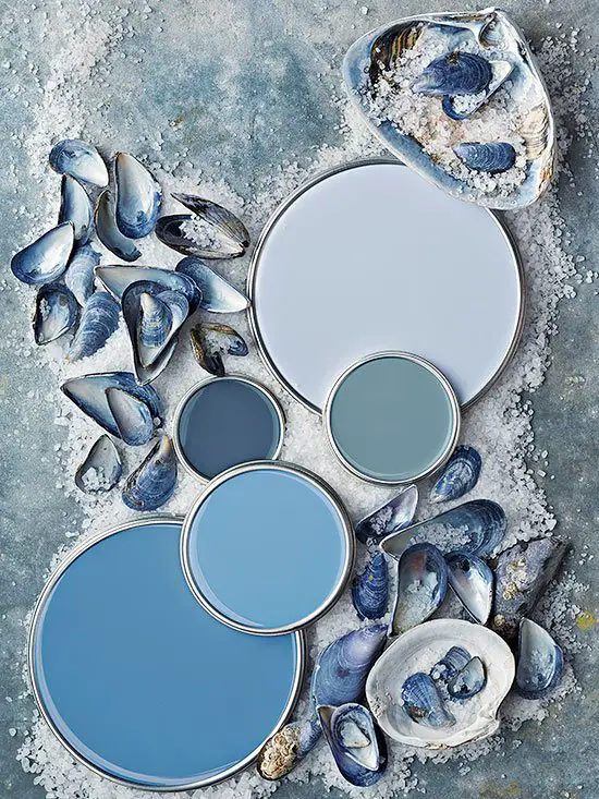 Light Blue Gray Paint Colors & Inspiration