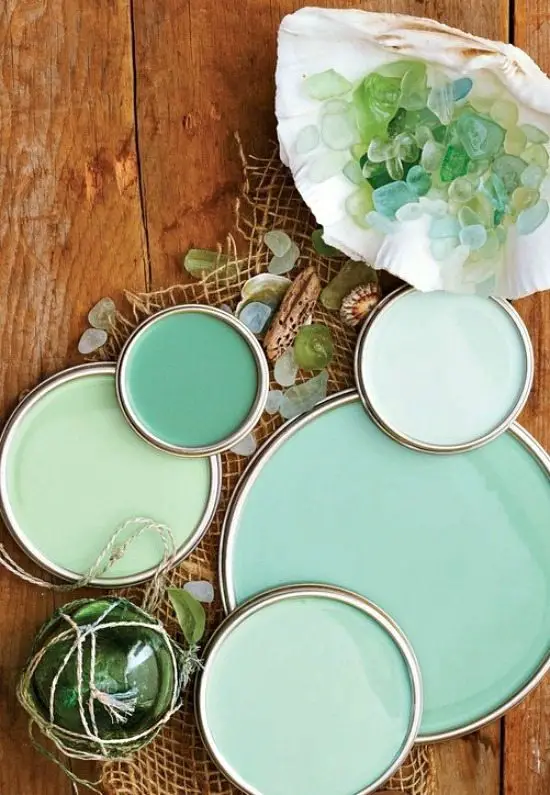 Seaglass Green Color Palette