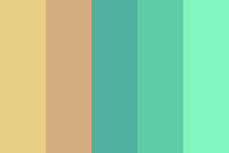 beach paint color palette