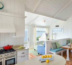 Small Beach Bungalow Open Kitchen Idea