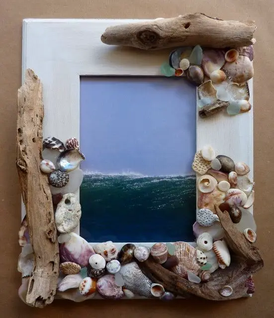 DIY Driftwood Frames for Pictures and Mirrors - Beach Bliss Living