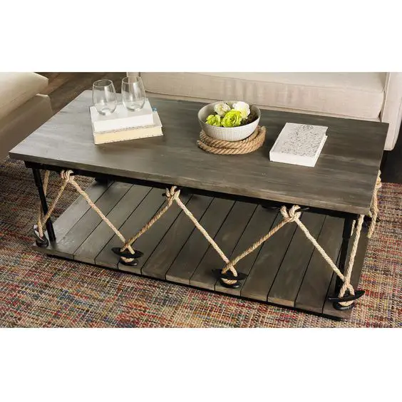 Beach Coffee Table - Coffee Table West Beach Brass Dia80cm : Free shipping on orders $35+.