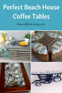 coffee tables for beach house decor